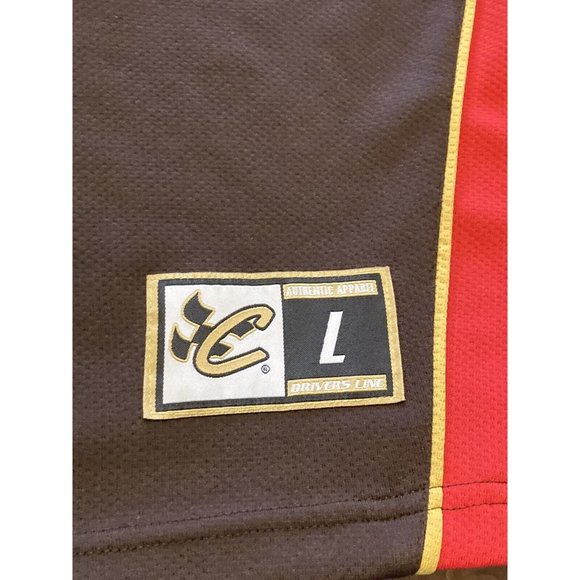 Vtg NASCAR UPS Dale Jarrett 44 S/S 1/4 Zip Men’s L Crew Shirt Chase Authentics - Picture 3 of 9